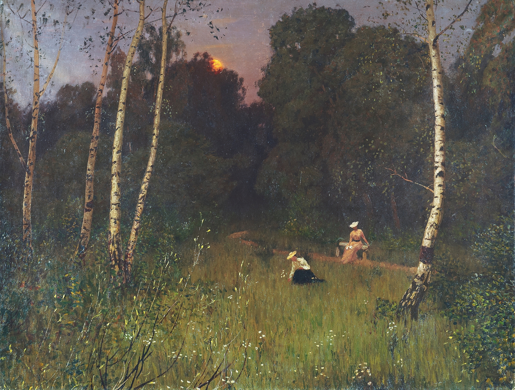 Twilight landscape by Nikolai Nikanorovich Dubovskoy, unknown medium