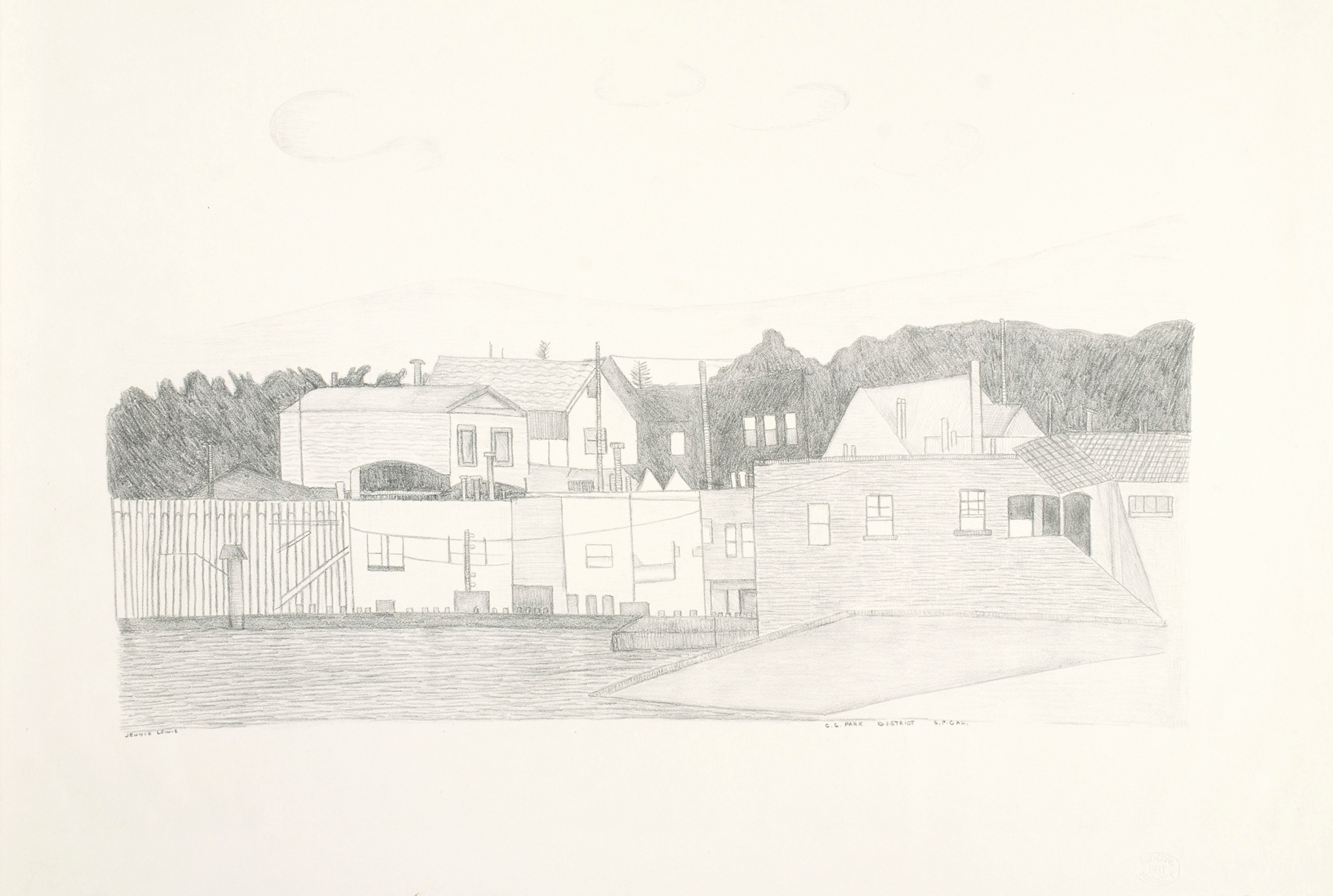 Landscape of G. G. Park District – San Francisco by Jennie Lewis, medium unknown