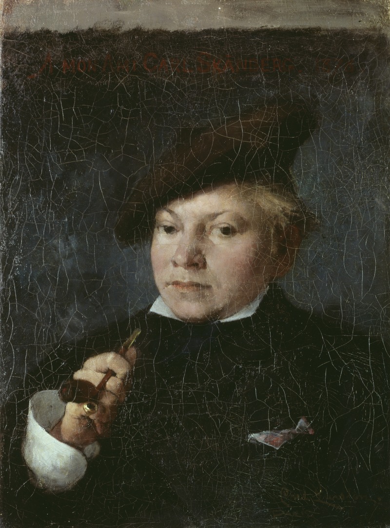 A portrait of Carl Skånberg by Carl Larsson.