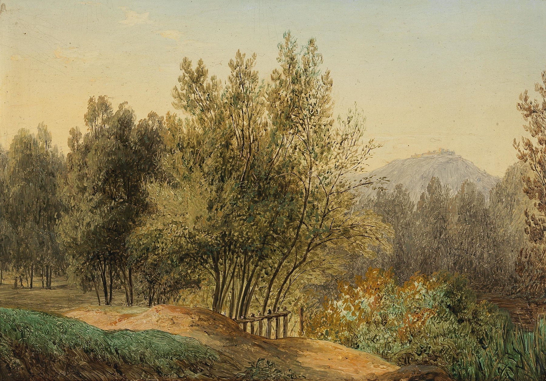 Landscape by Matthias Rudolf Toma, expressionism, featuring vibrant colors and emotional depth