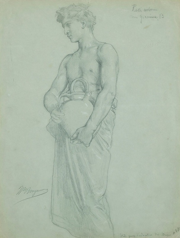 Study For L’adoration Des Mages by William Bouguereau