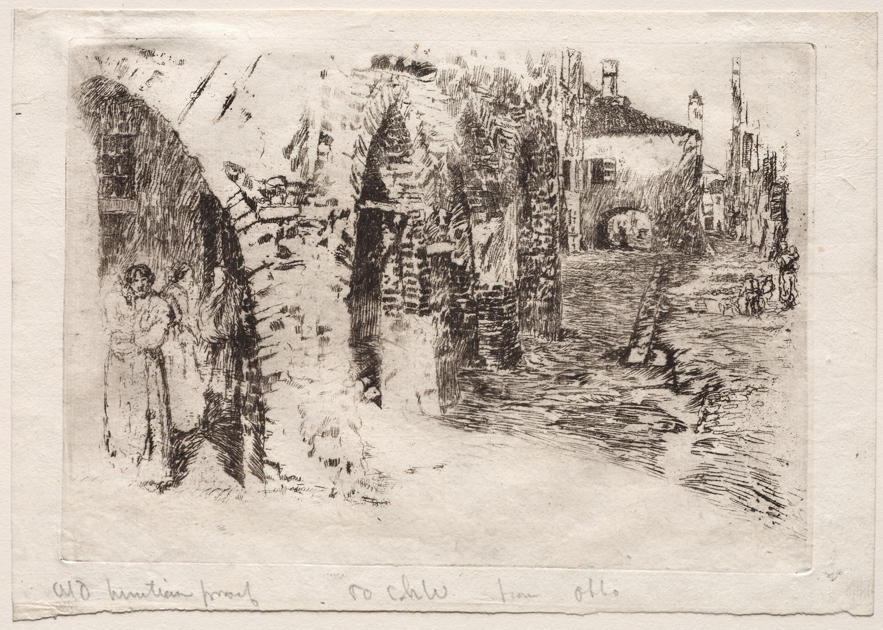 Landscape of Chioggia by Otto Henry Bacher, impressionism, depicting tranquil canals and reflections.