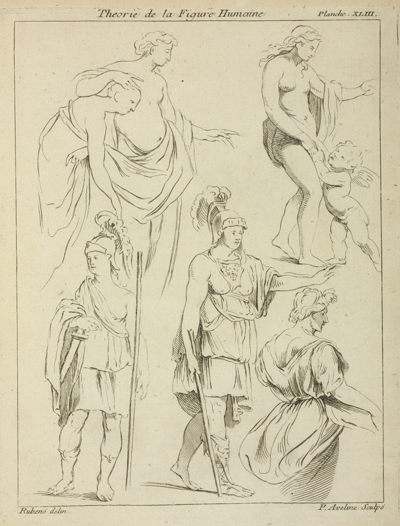This painting features Roman soldiers and partially draped nudes by Rubens.