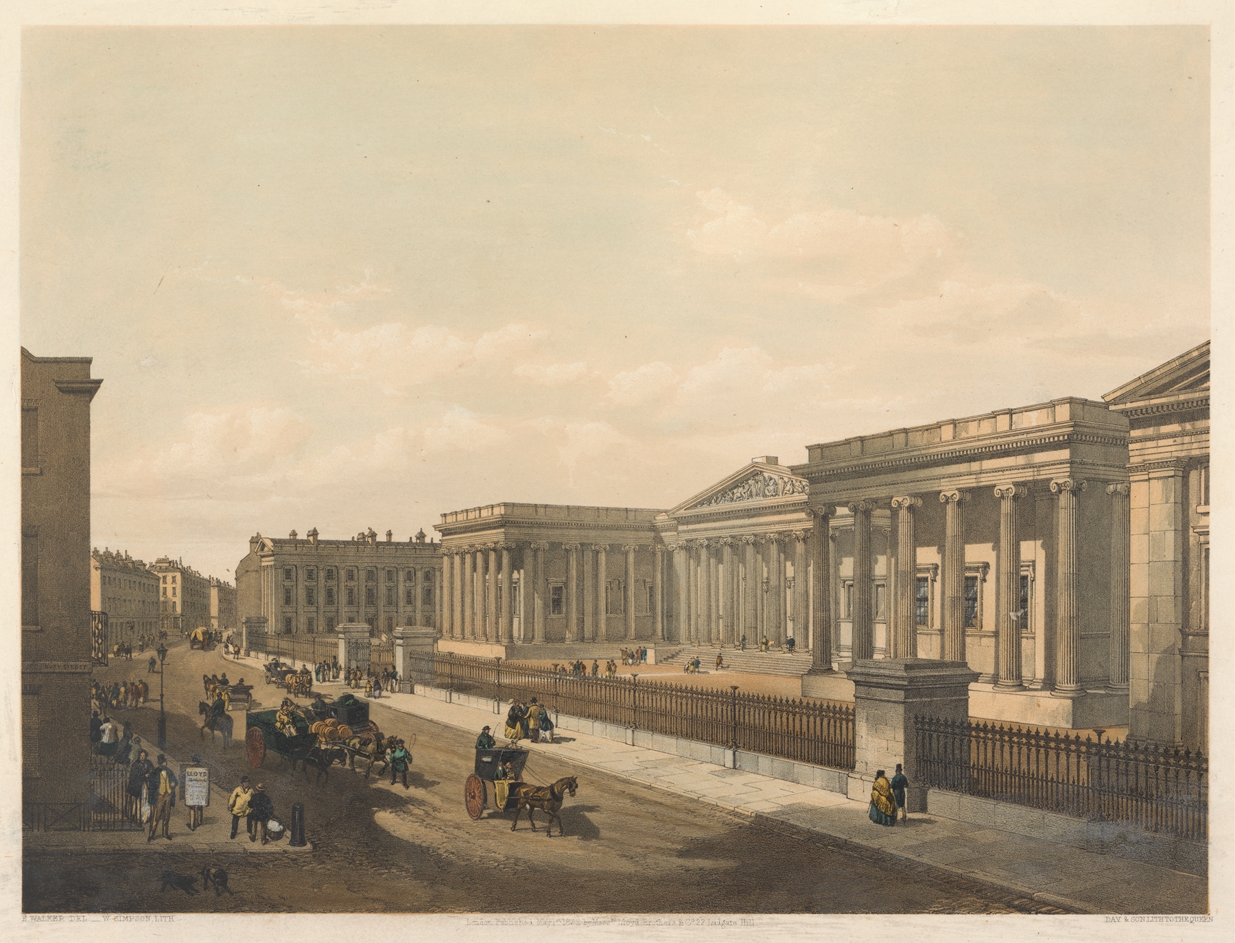 Architecture of The British Museum by Edmund Walker, unknown medium