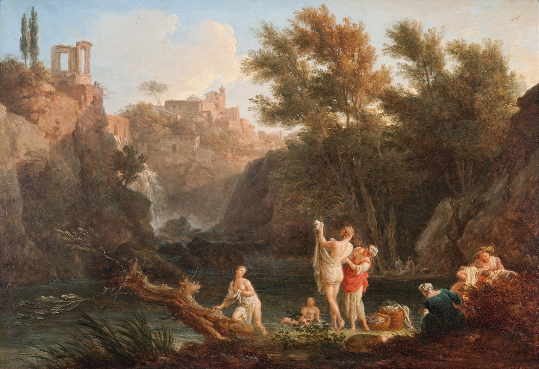 The four times of day- Evening, by Claude-Joseph Vernet, public domain