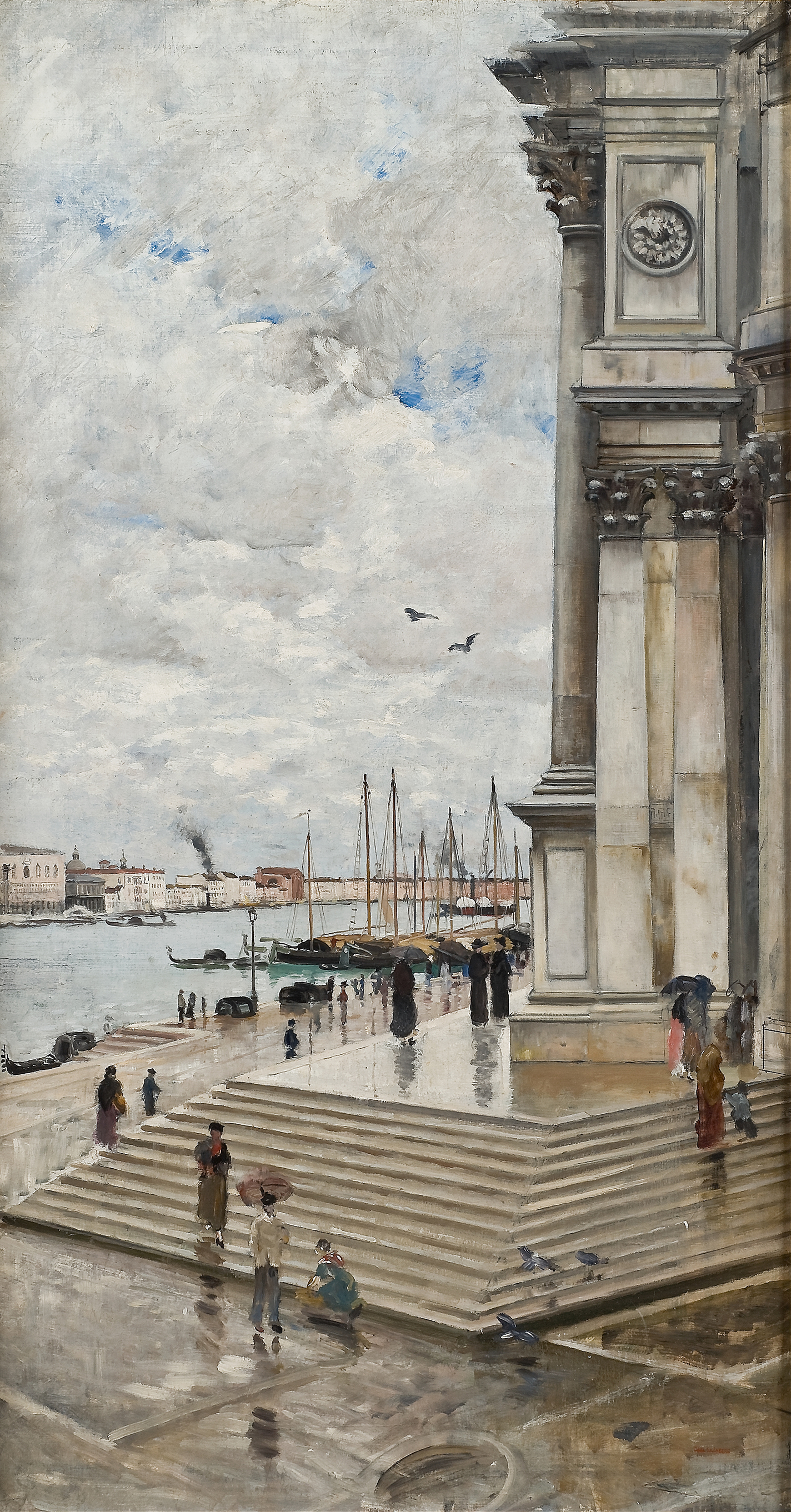 The Grand Canal, Venice by Carl Skånberg, oil on canvas