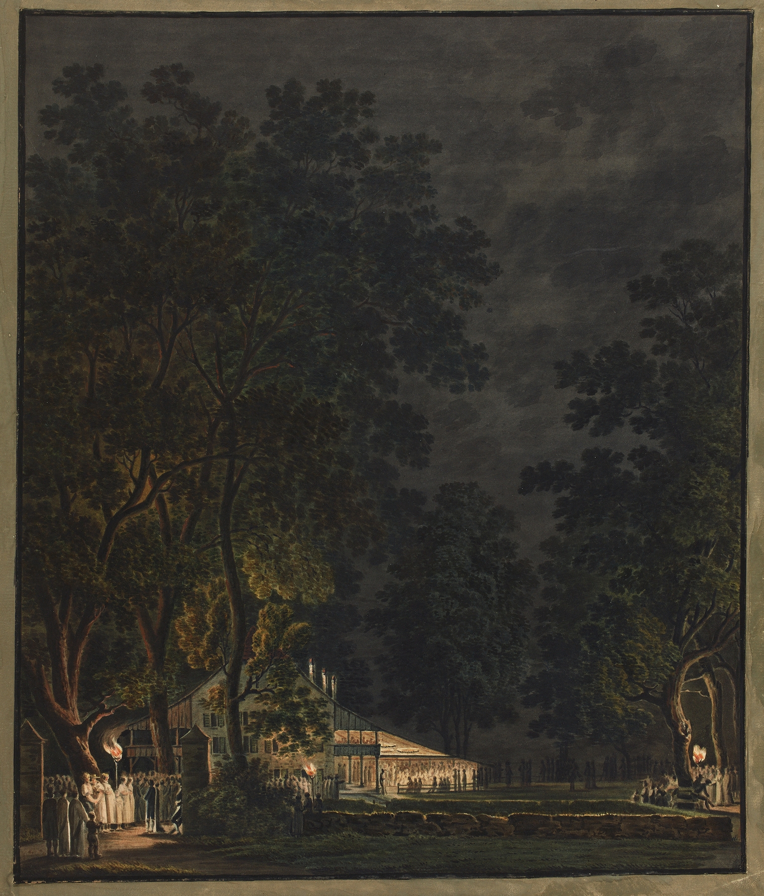 Abend des zweiten Unspunnenfests, by Franz Niklaus König, public domain
