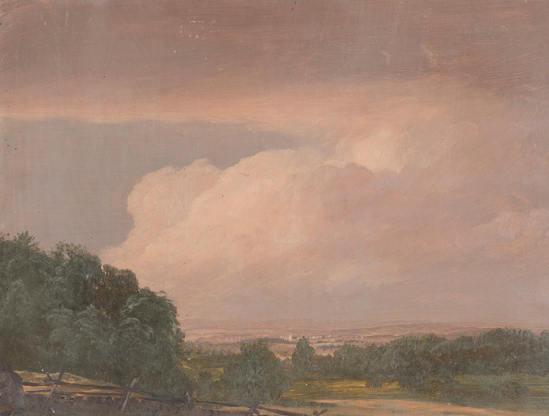 Landscape (possibly Hudson Valley), by Frederic Edwin Church, public domain