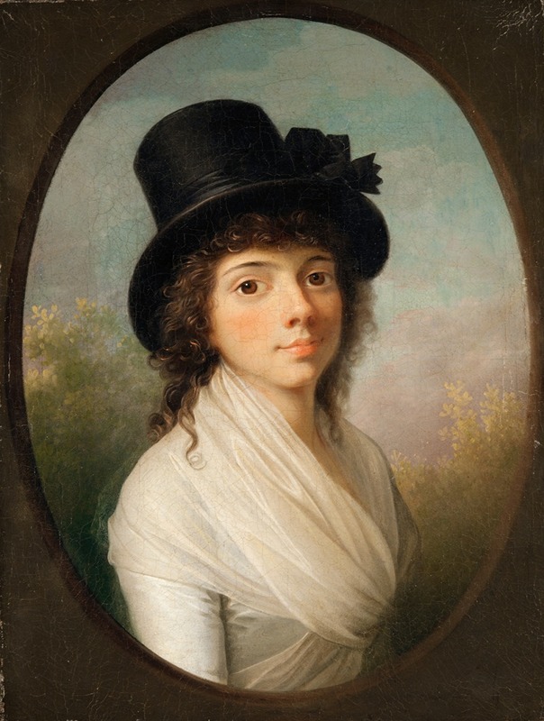 Portrait of Petronelle Römeling by Jens Juel.