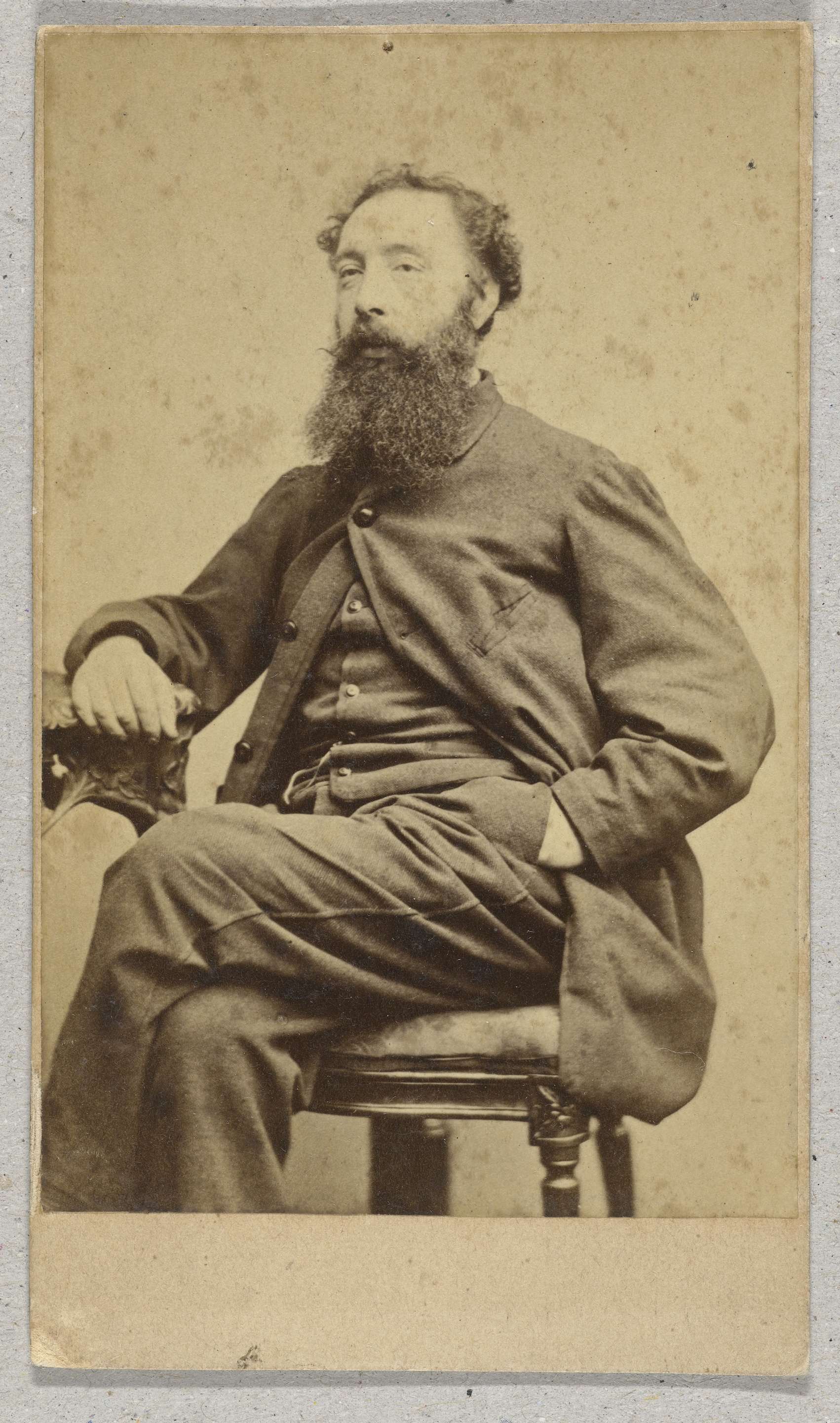 Zelfportret van Maurits Verveer, by Maurits Verveer, public domain