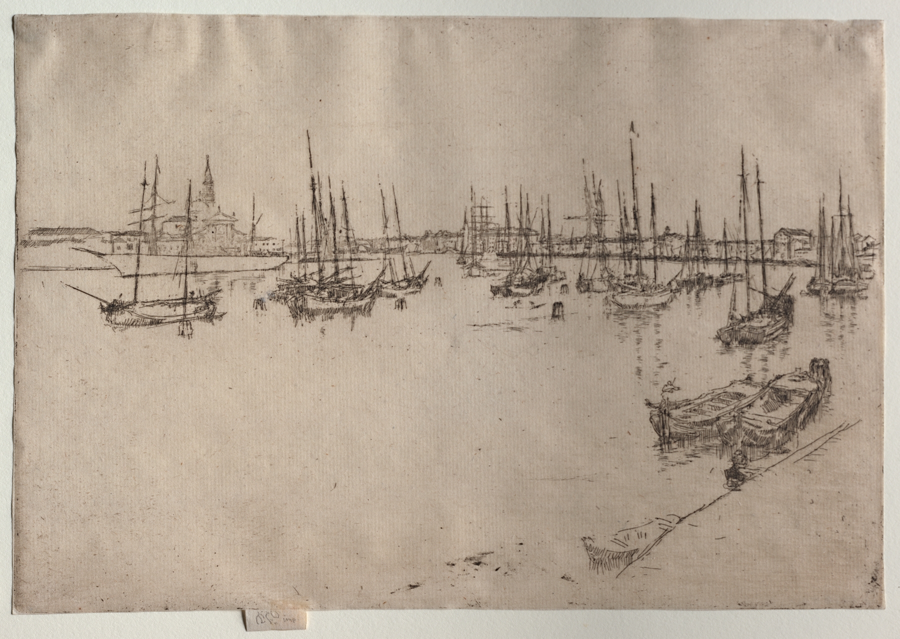 San Giorgio, Venice, by James Abbott McNeill Whistler, public domain