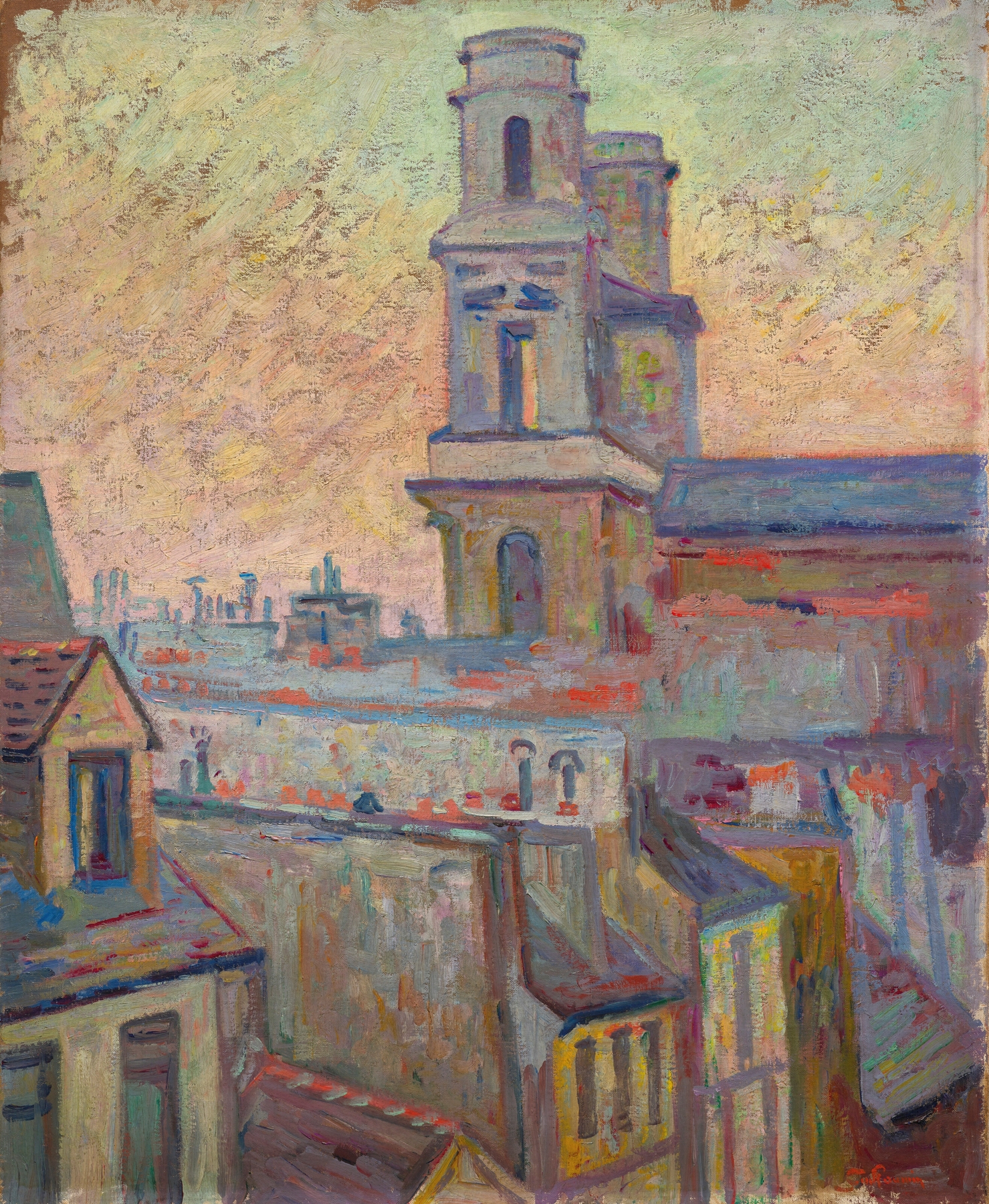 L’Eglise Saint-Sulpice, Paris, by Armand Guillaumin, public domain