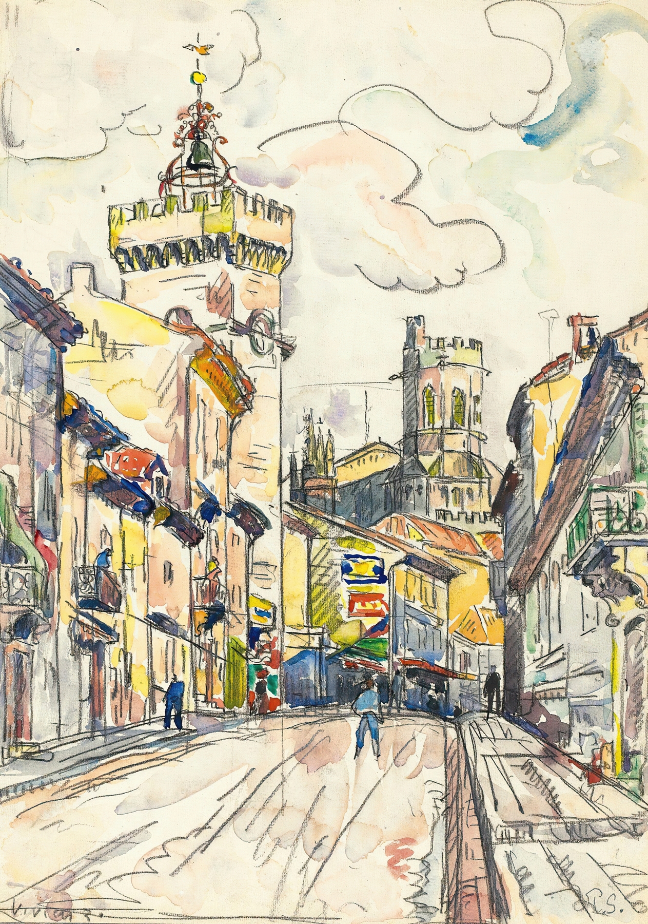 Viviers, by Paul Signac, public domain