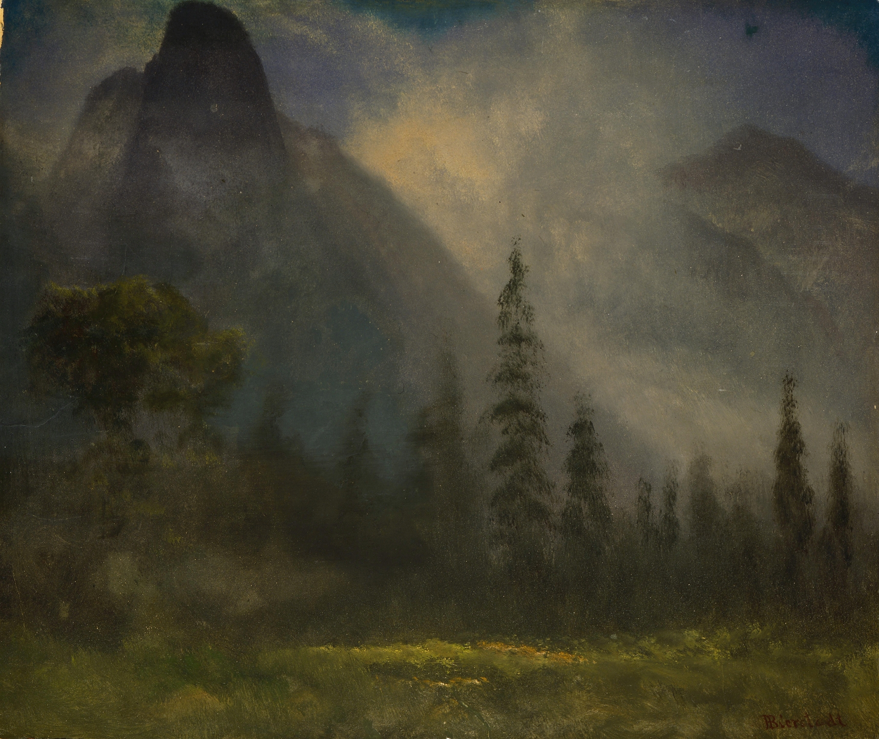 Yosemite Valley, by Albert Bierstadt, public domain