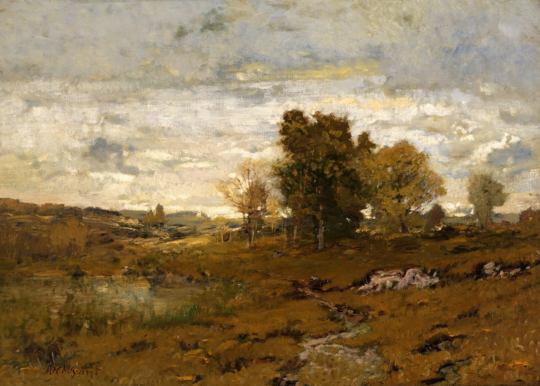 Autumn At Arkville, by Alexander Helwig Wyant, public domain