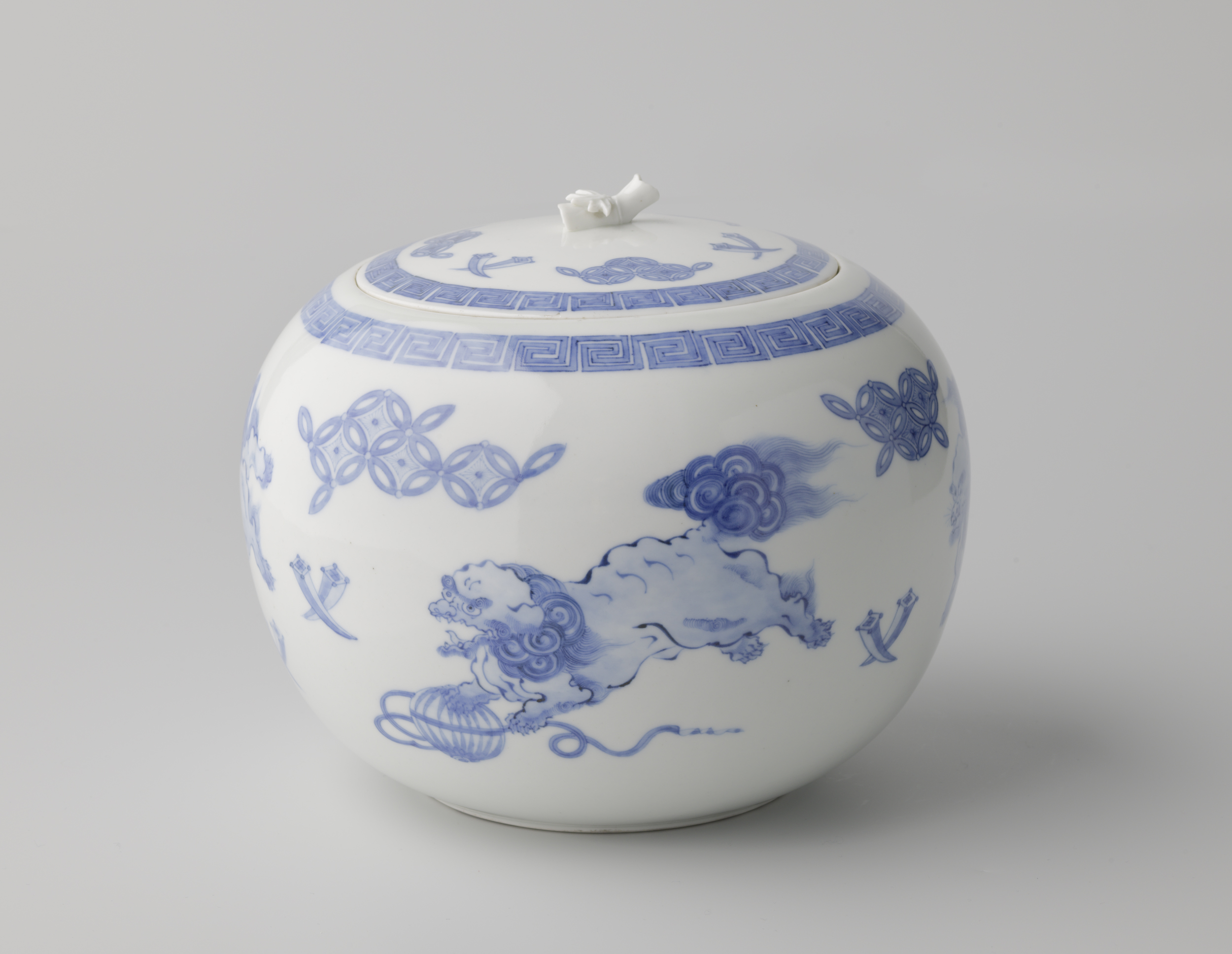 Lidded Jar, by Unknown Artist, public domain
