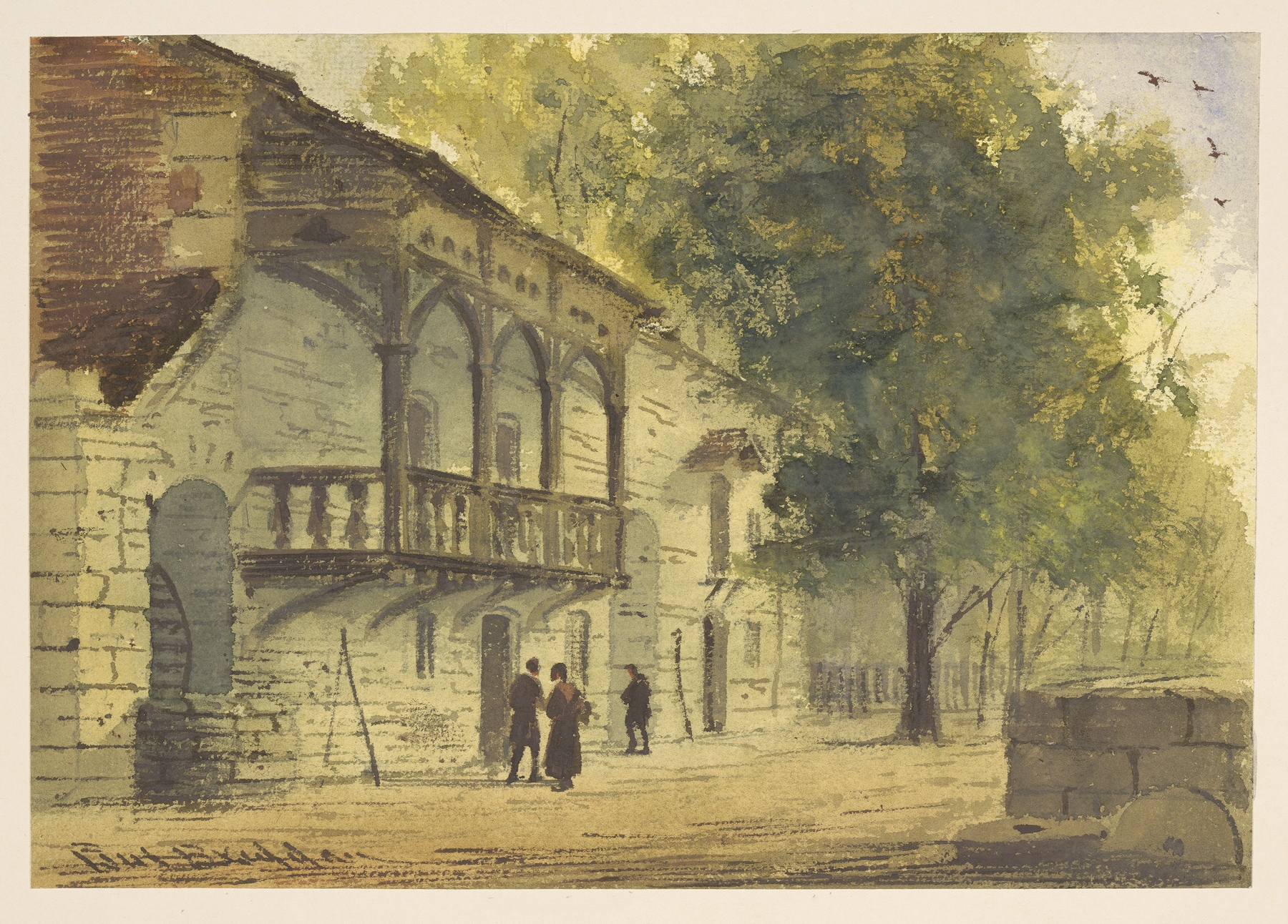 Haunts of Sarah Siddons Pl.6, by Paul Braddon, public domain