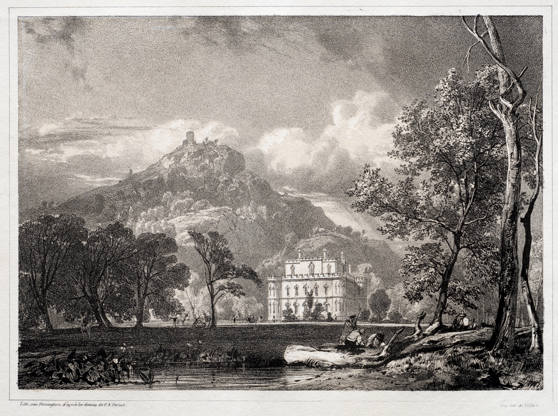 Argyle Castle, by Richard Parkes Bonington, public domain