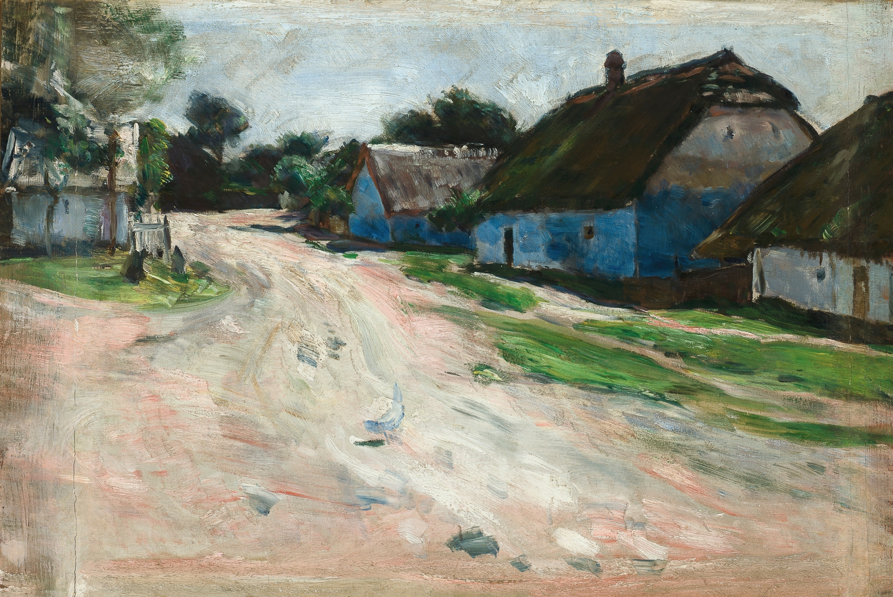 Road at Bronowice, by Aleksander Gierymski, public domain