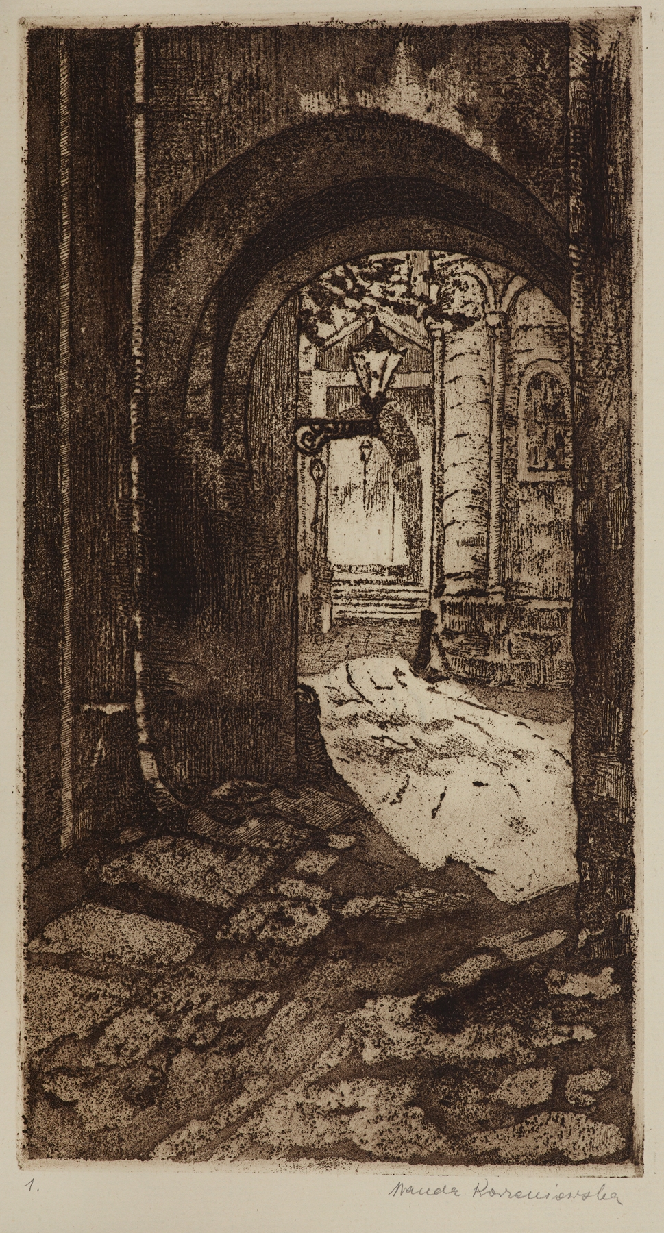 Gothic architecture of The Armenian Cathedral by Wanda Korzeniowska