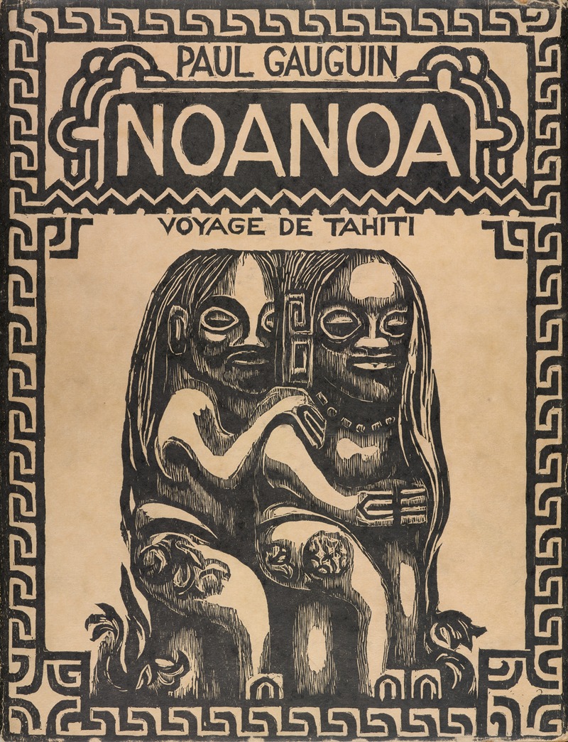 Paul Gauguin's 'Noanoa Pl.01' features vibrant colors and abstract forms.