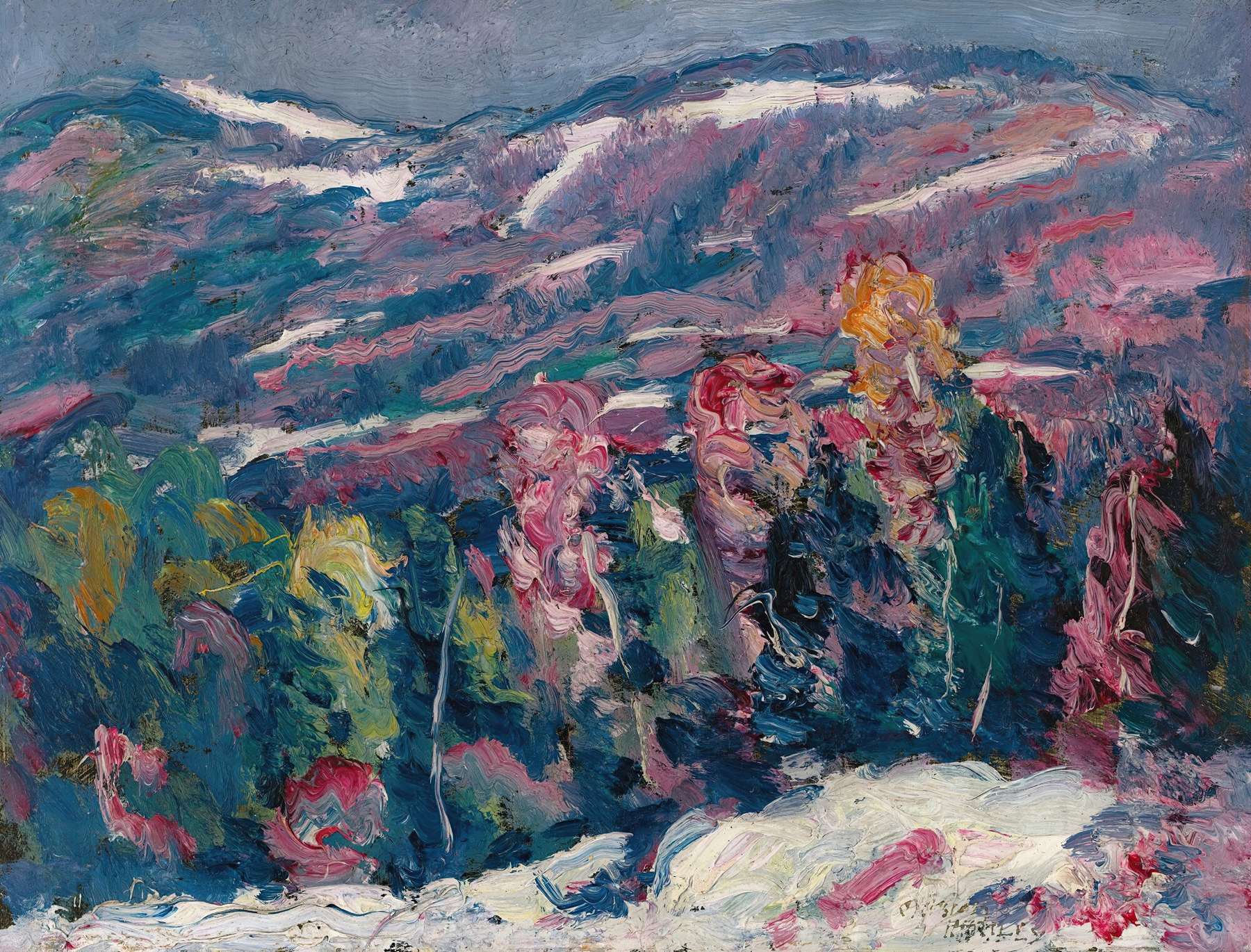 Song Of Winter, by Marsden Hartley, public domain
