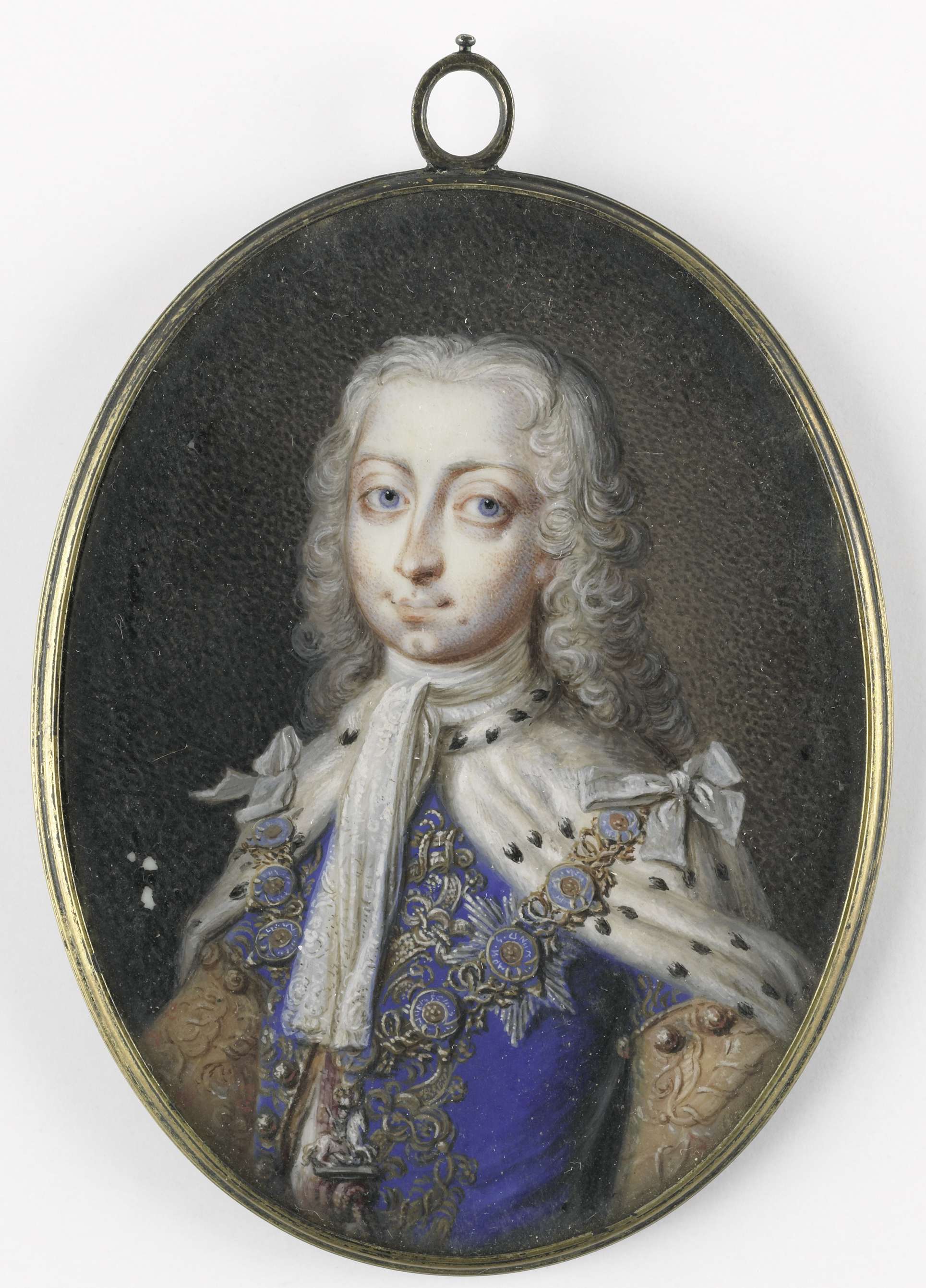 Portrait of Frederick Louis, Prince of Wales, ivory sculpture by unknown artist