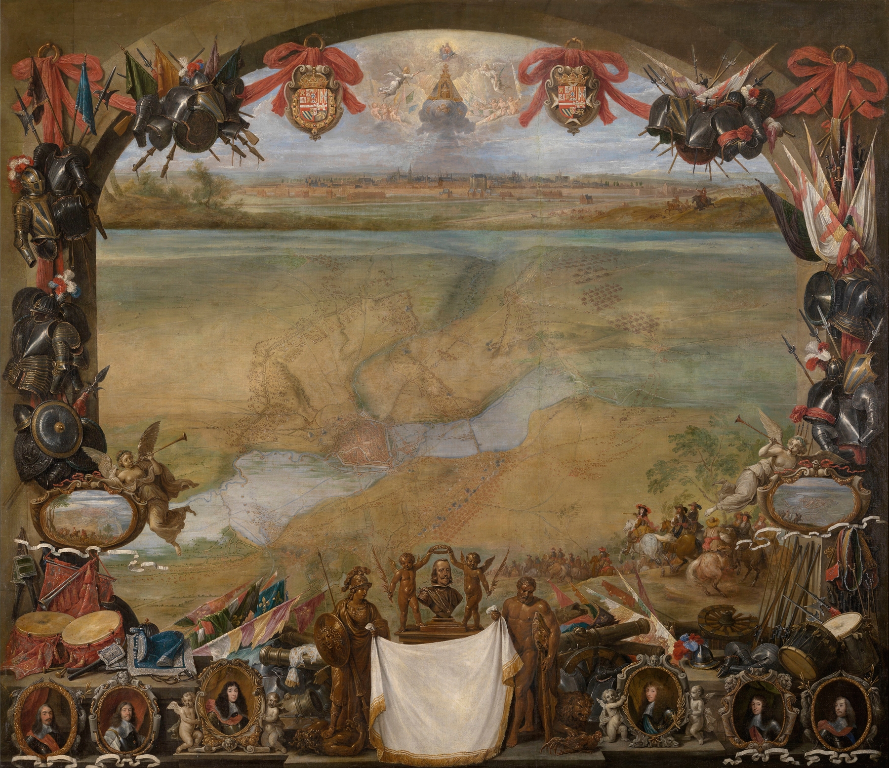 The City Valenciennes, by David Teniers the Younger, public domain