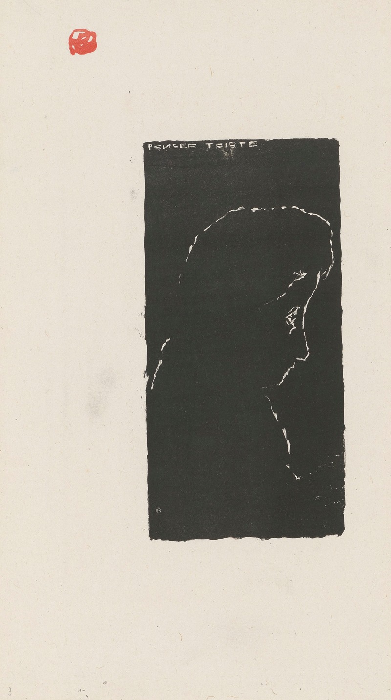 A reflective painting by Pierre Bonnard showcasing a woman in a contemplative mood.