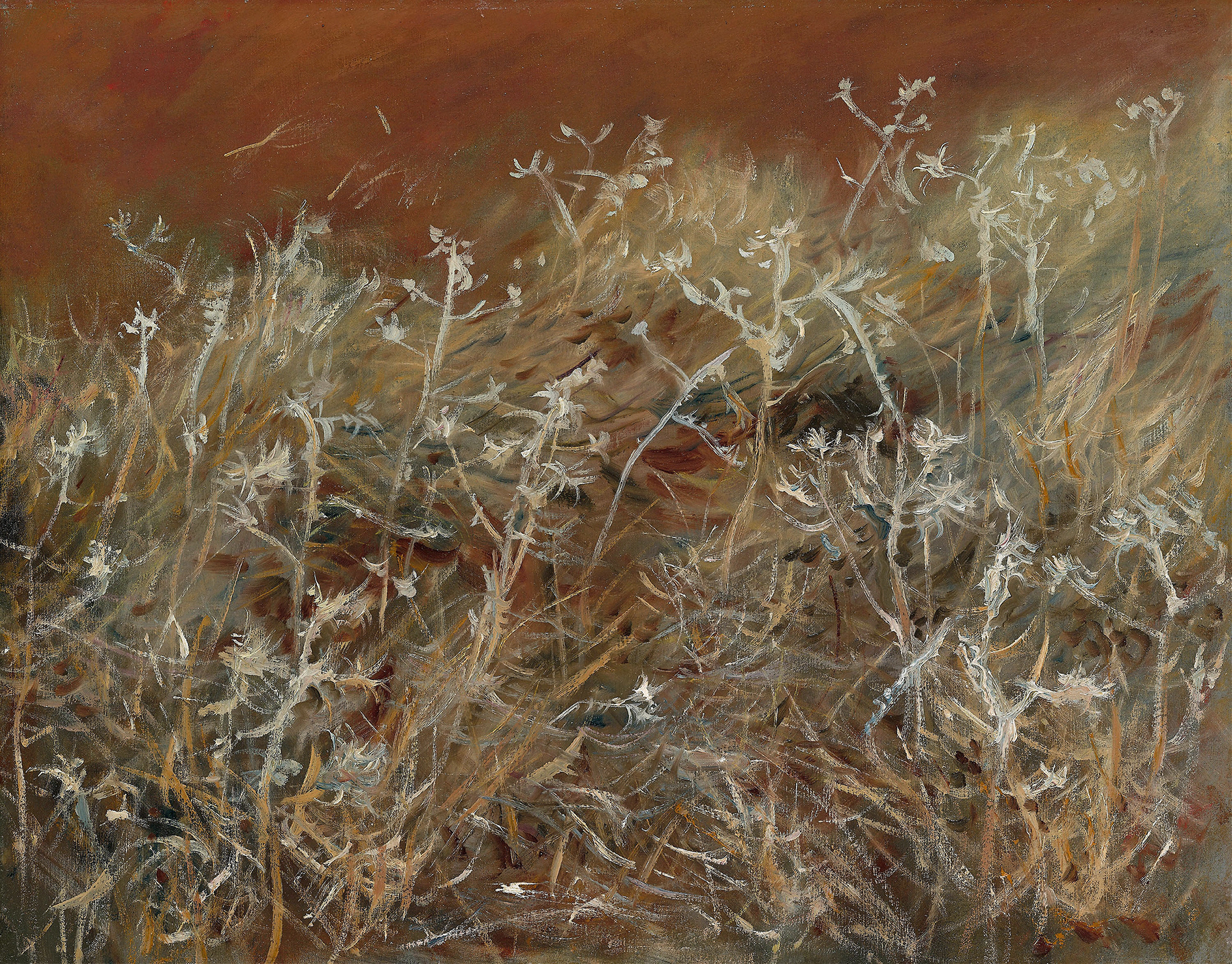 Thistles, by John Singer Sargent, public domain