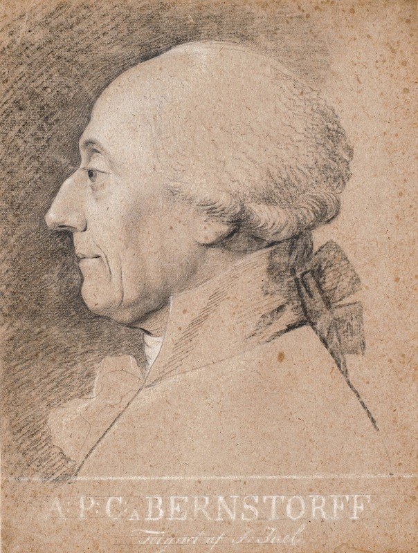 Portrait of statesman A.P. Bernstorff by Jens Juel.