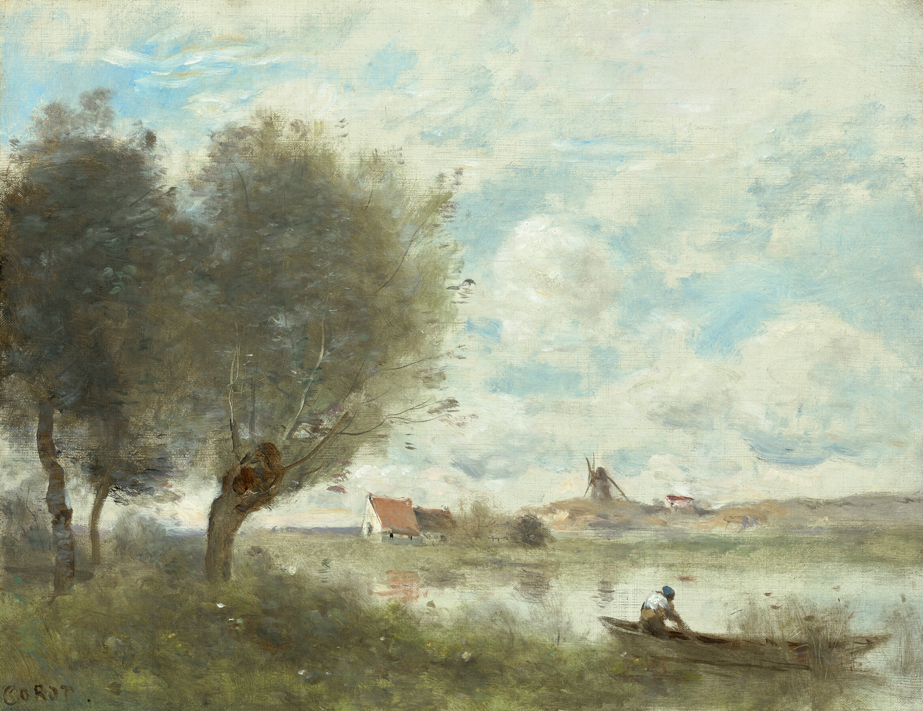 Souvenir d’Ault, by Jean-Baptiste-Camille Corot, public domain