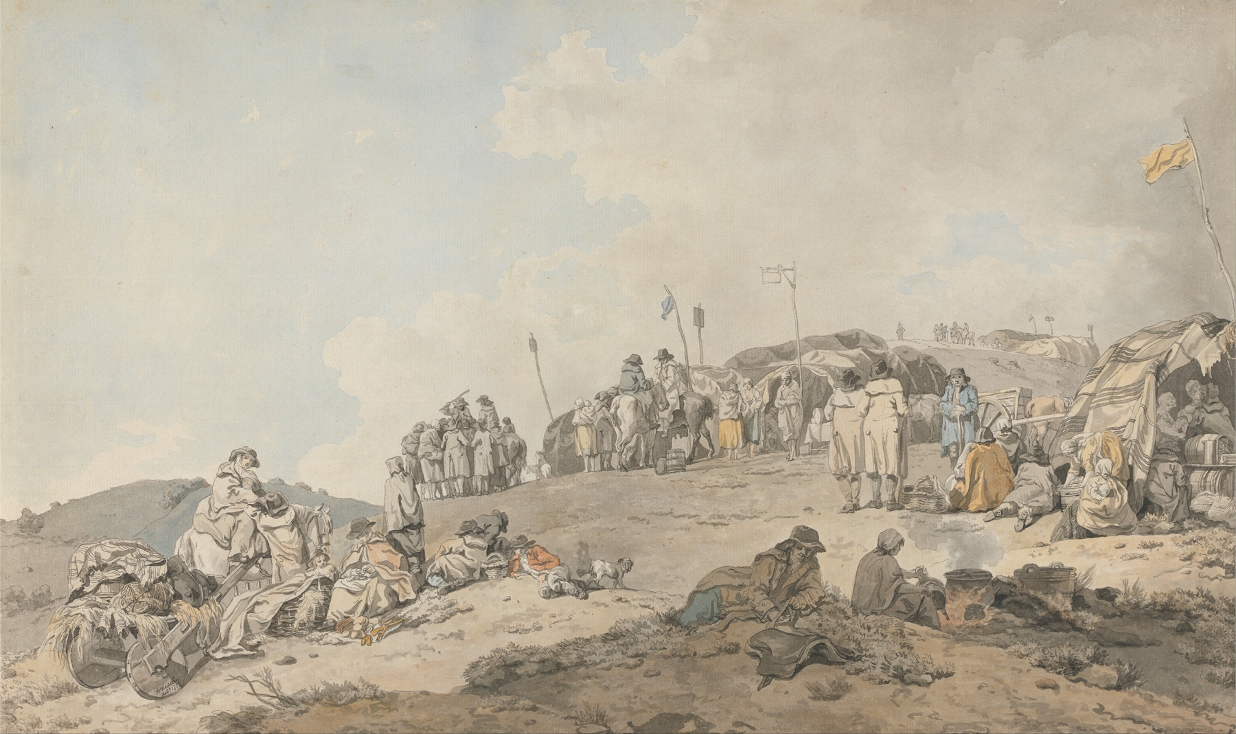Donnybrook Fair, by Francis Wheatley, public domain
