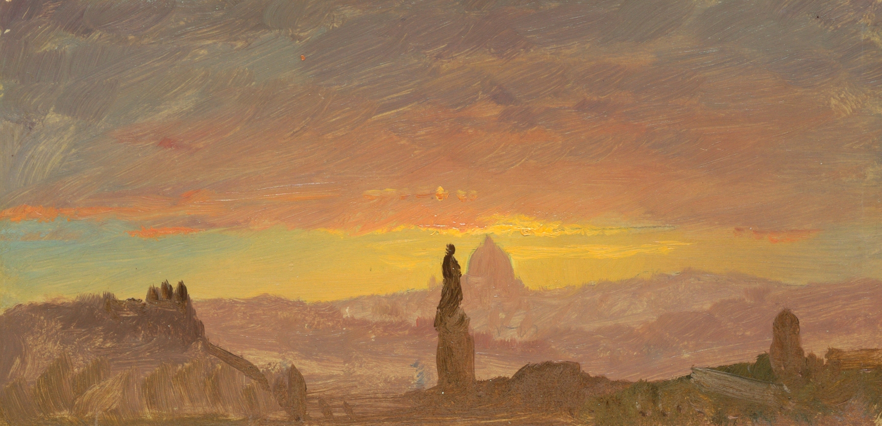 St. Peter’s, Rome, by Frederic Edwin Church, public domain