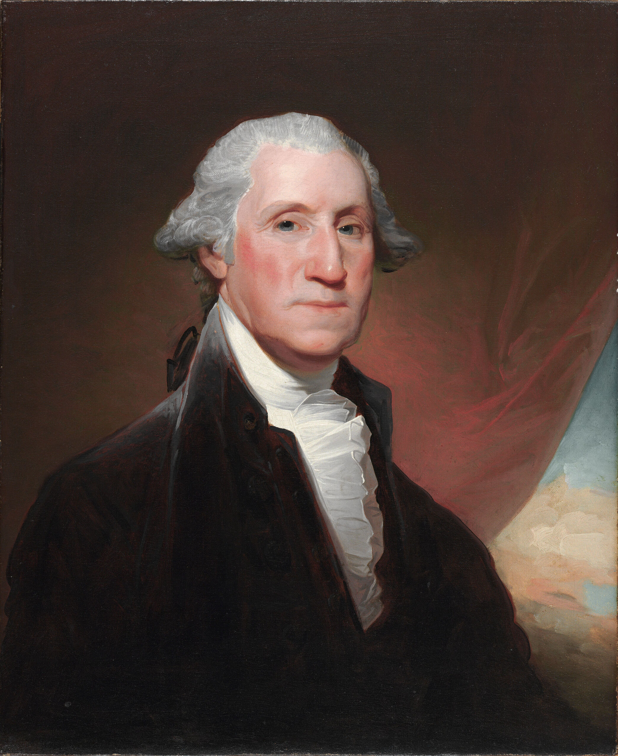 George Washington (1732-1799), by Gilbert Stuart, public domain