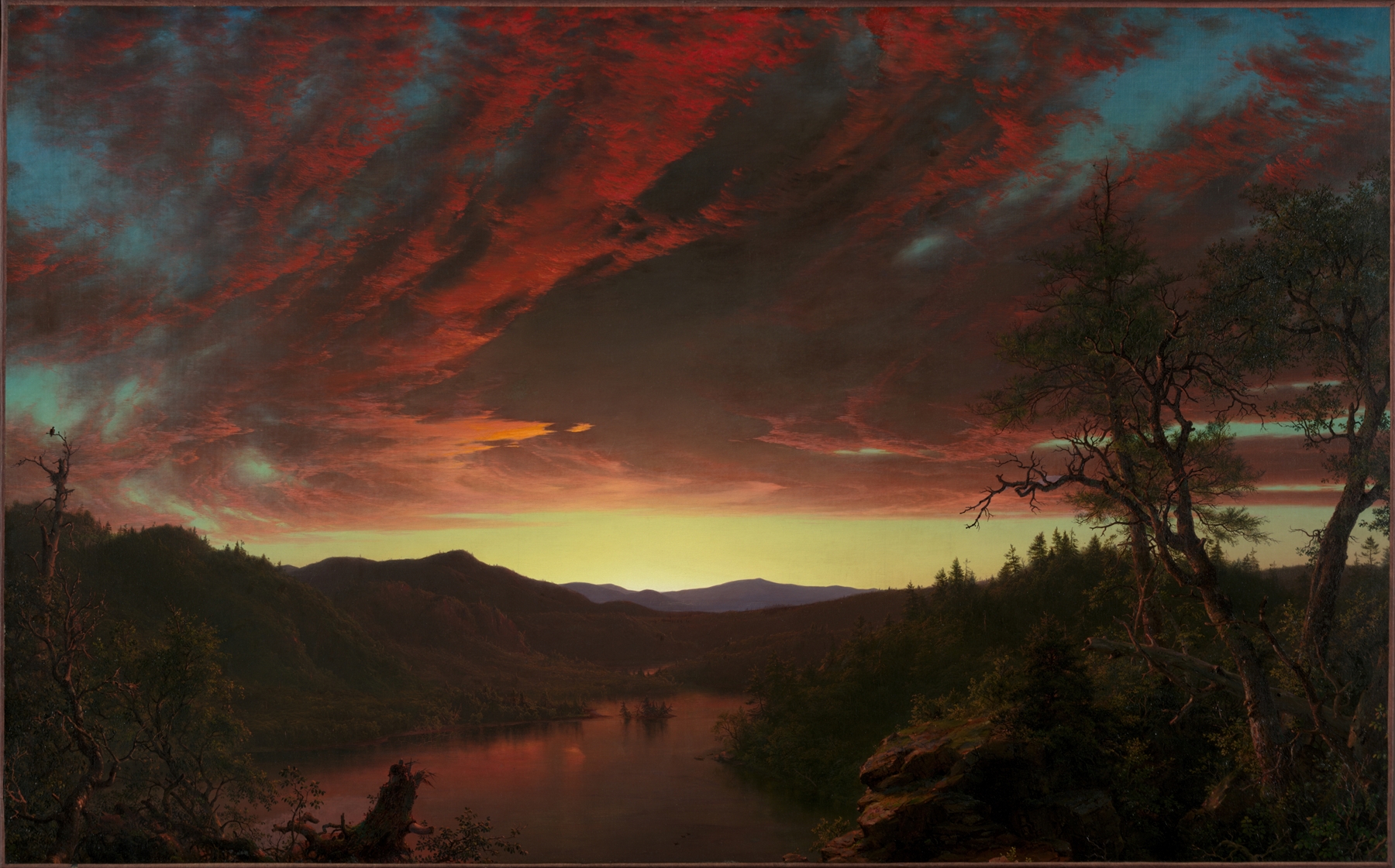 Twilight in the Wilderness, by Frederic Edwin Church, public domain
