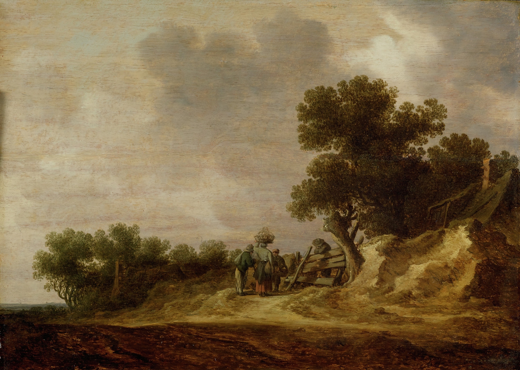 Dune Landscape, by Jan van Goyen, public domain