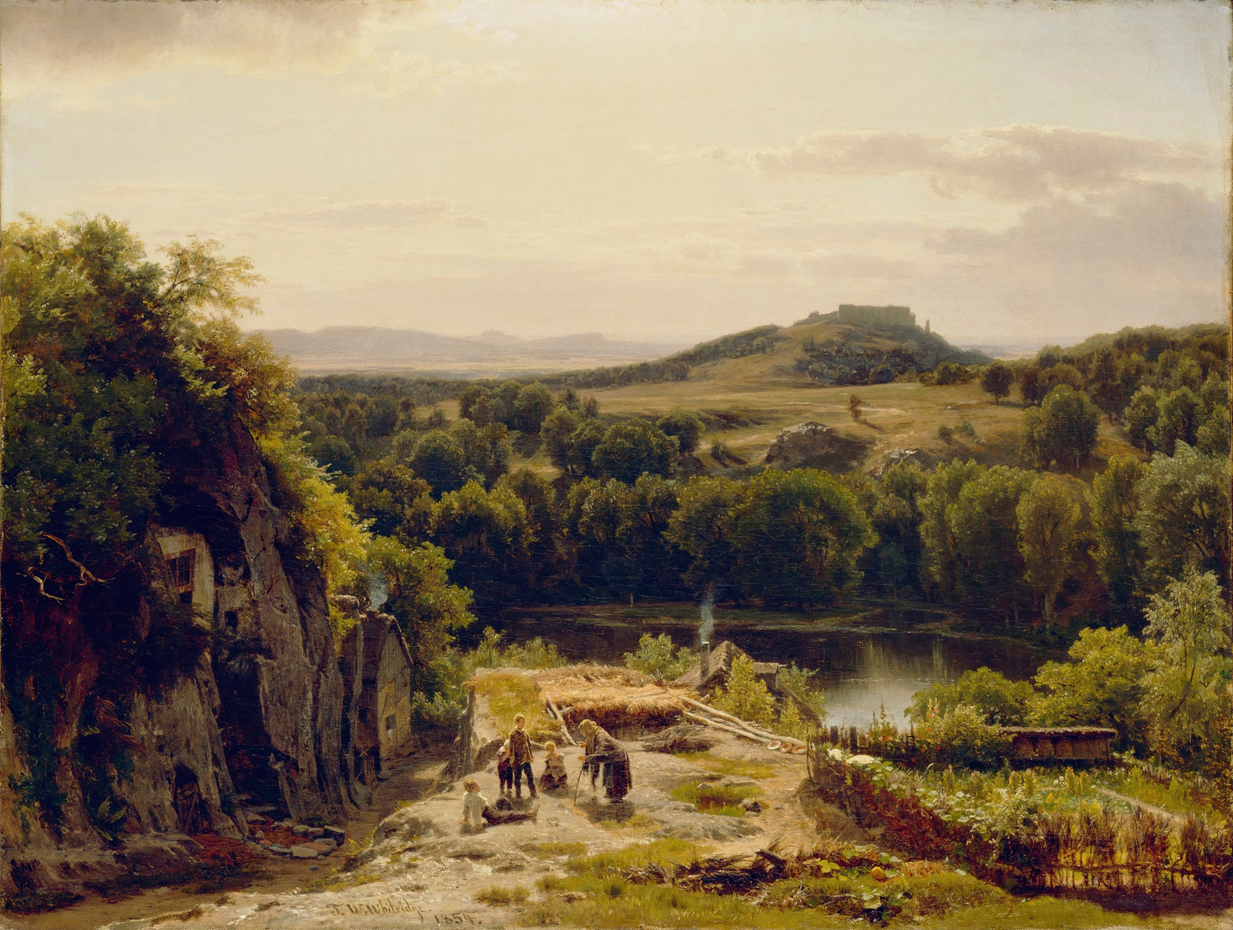 Landscape in the Harz Mountains, by Worthington Whittredge, public domain