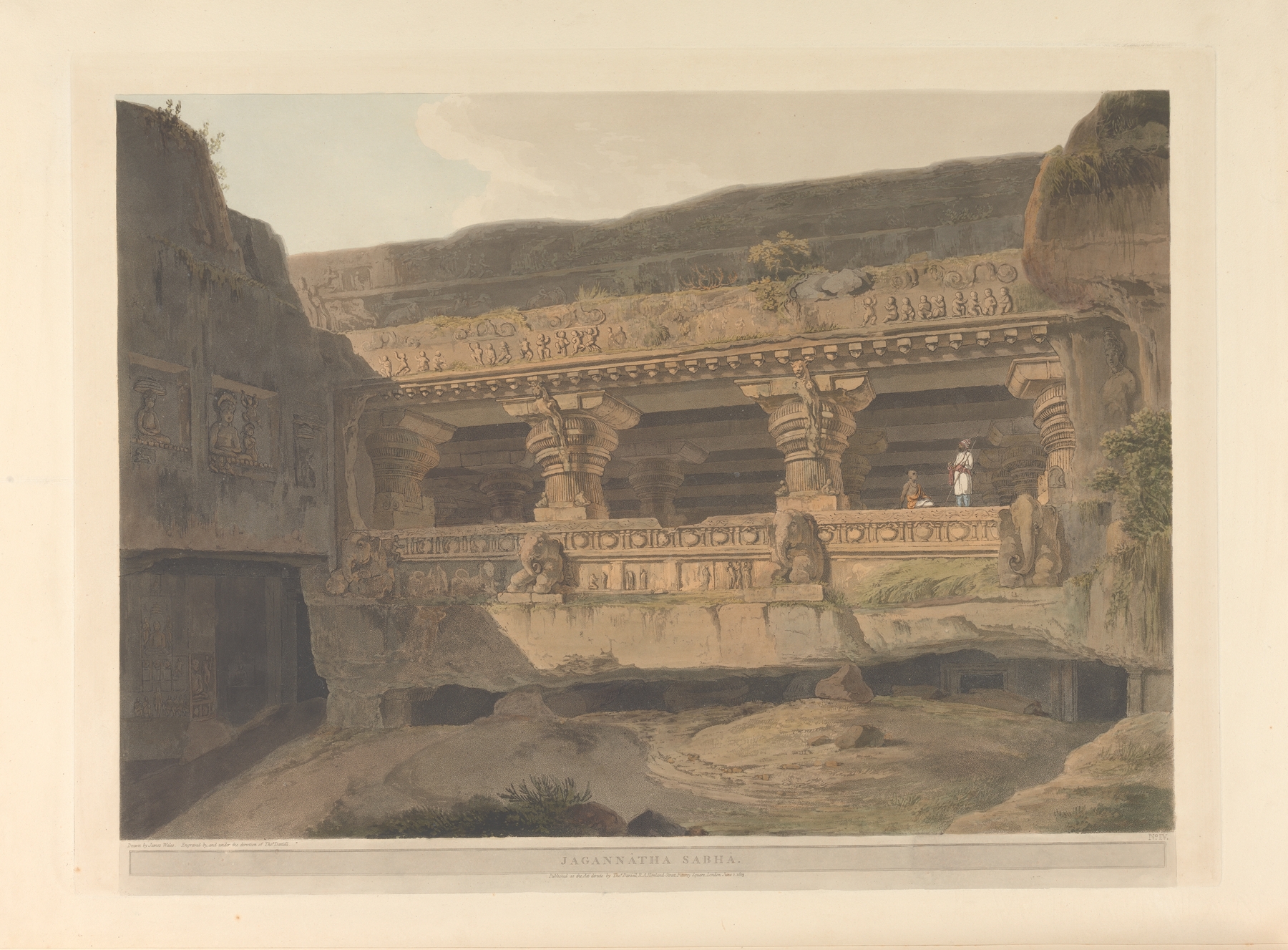 Oriental scenery Pl.29, by Thomas Daniell, public domain