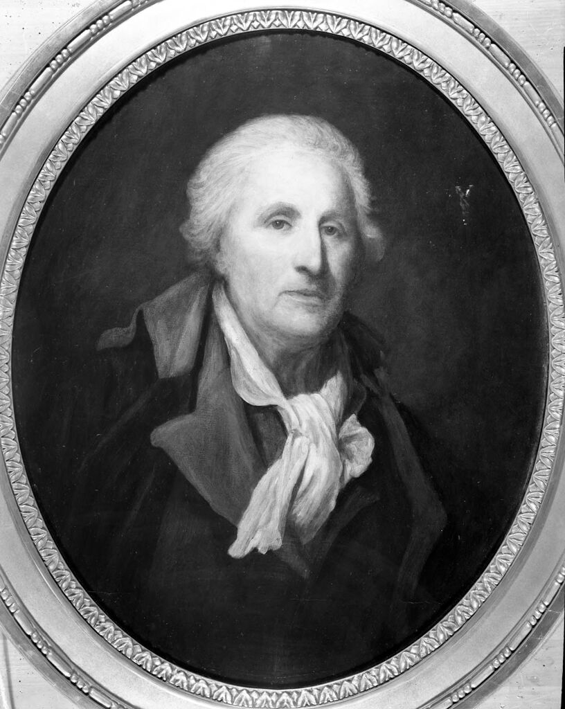 Portrait of a man gazing thoughtfully, oil on canvas by Jean-Baptiste Greuze
