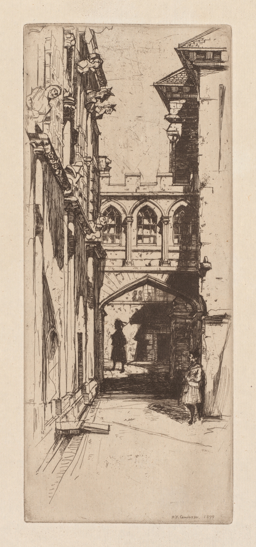 In Stirling Castle or A Scottish Palace (Un Palais Ecossais), by David Young Cameron, public domain