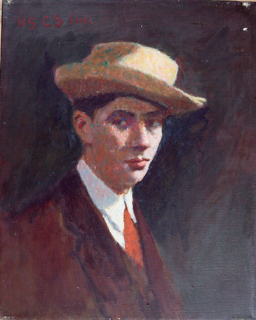 Portrait of Basil Parker by Denman Waldo Ross, oil on canvas