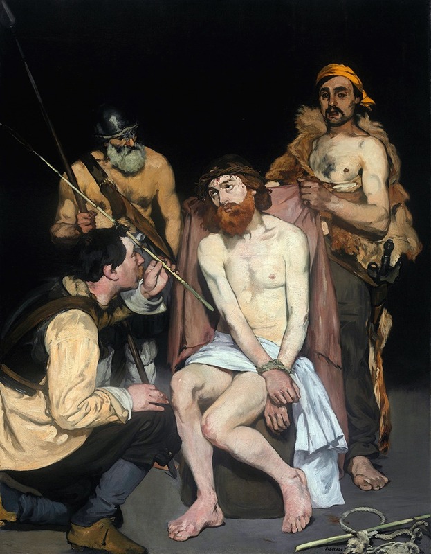 Jesus Mocked by the Soldiers, oil on canvas by Édouard Manet