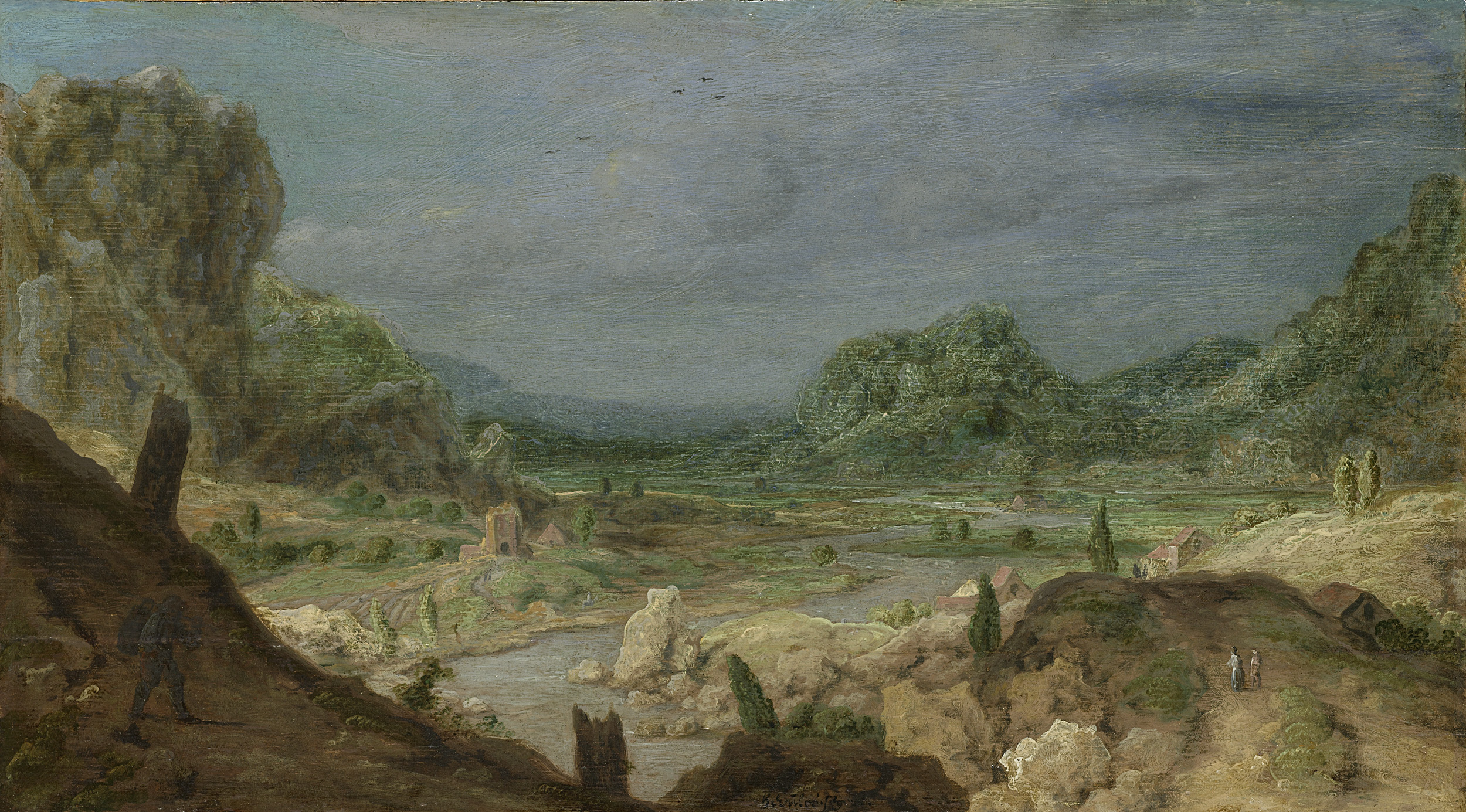 River Valley, by Hercules Segers, public domain