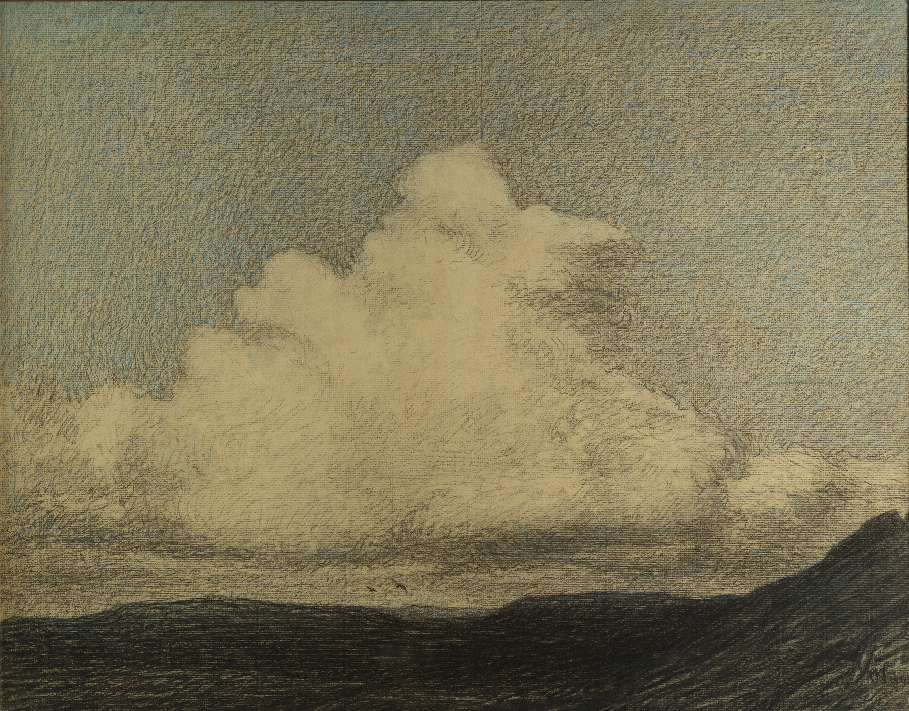 Rising Clouds, by Karl Nordström, public domain
