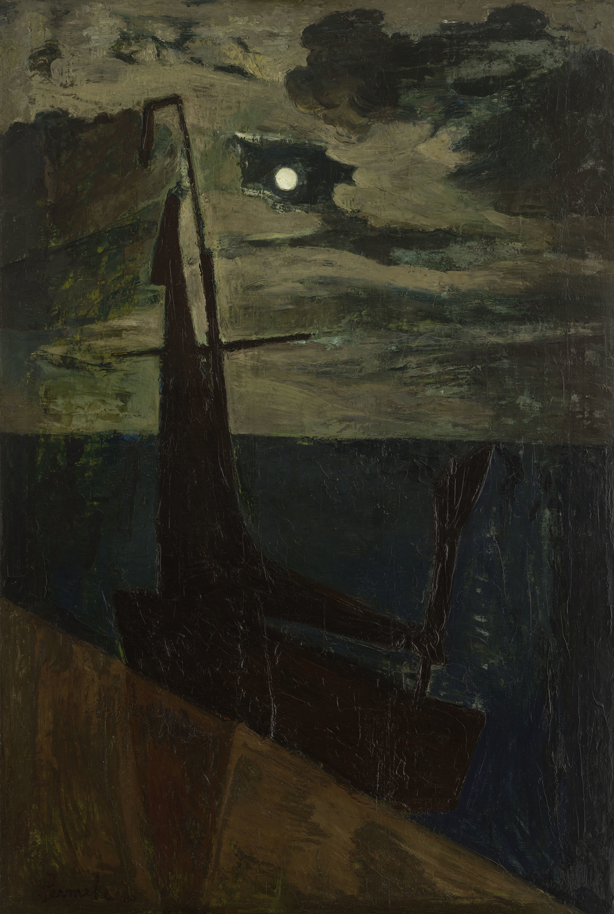 Maneschijn, by Constant Permeke, public domain