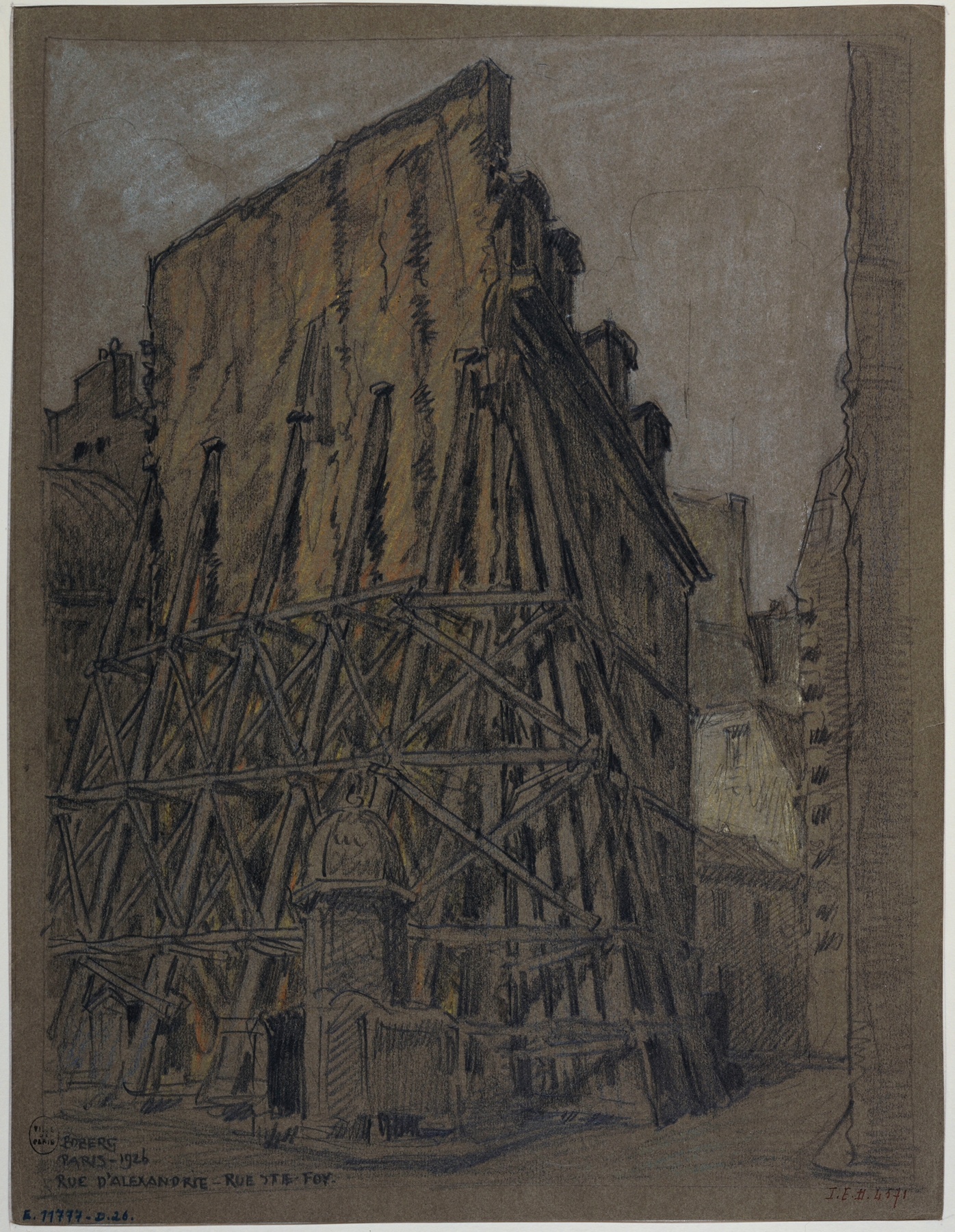 La rue d’Alexandrie et la rue Sainte-Foy by Ferdinand Boberg, medium unknown