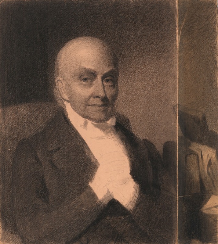 Portrait of John Quincy Adams by Eastman Johnson.