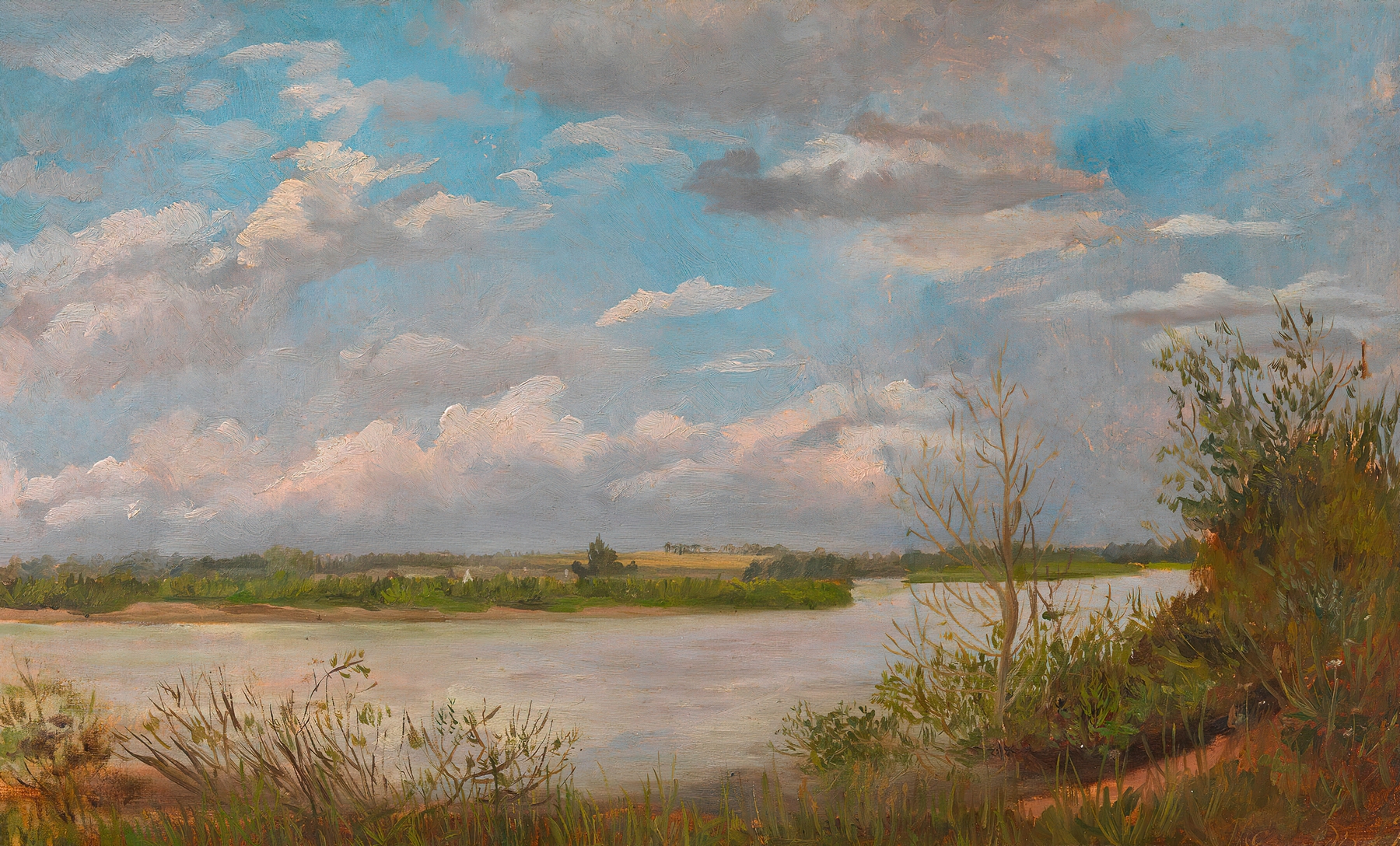 Donaulandschaft, by Tina Blau, public domain