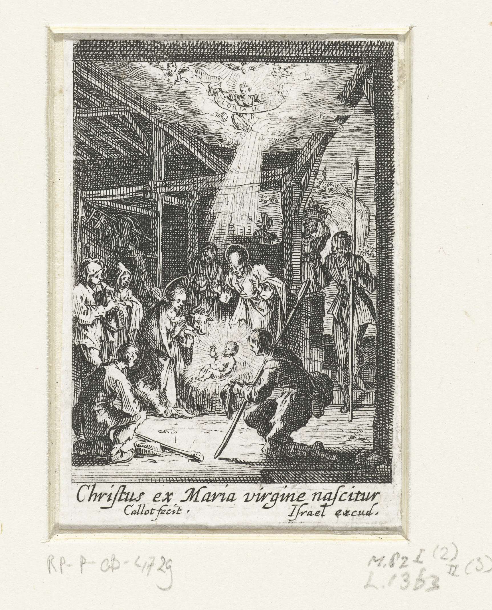 Geboorte van Christus, by Jacques Callot, public domain